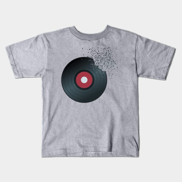 Disco de vinilo Kids T-Shirt by magenta-dream